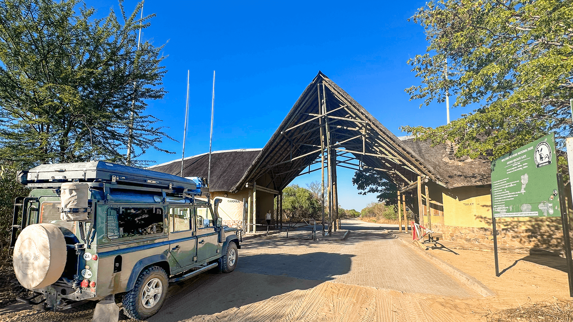 Wild Okavongo Chobe Park Entrance